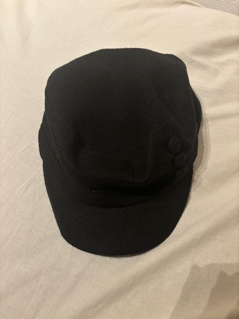 ブラック　キャスケット　archive y2k dark wear