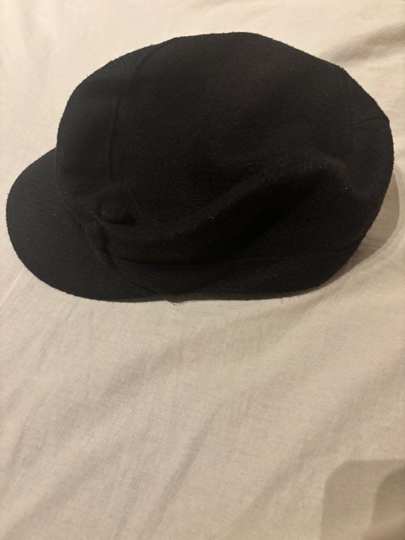 ブラック　キャスケット　archive y2k dark wear