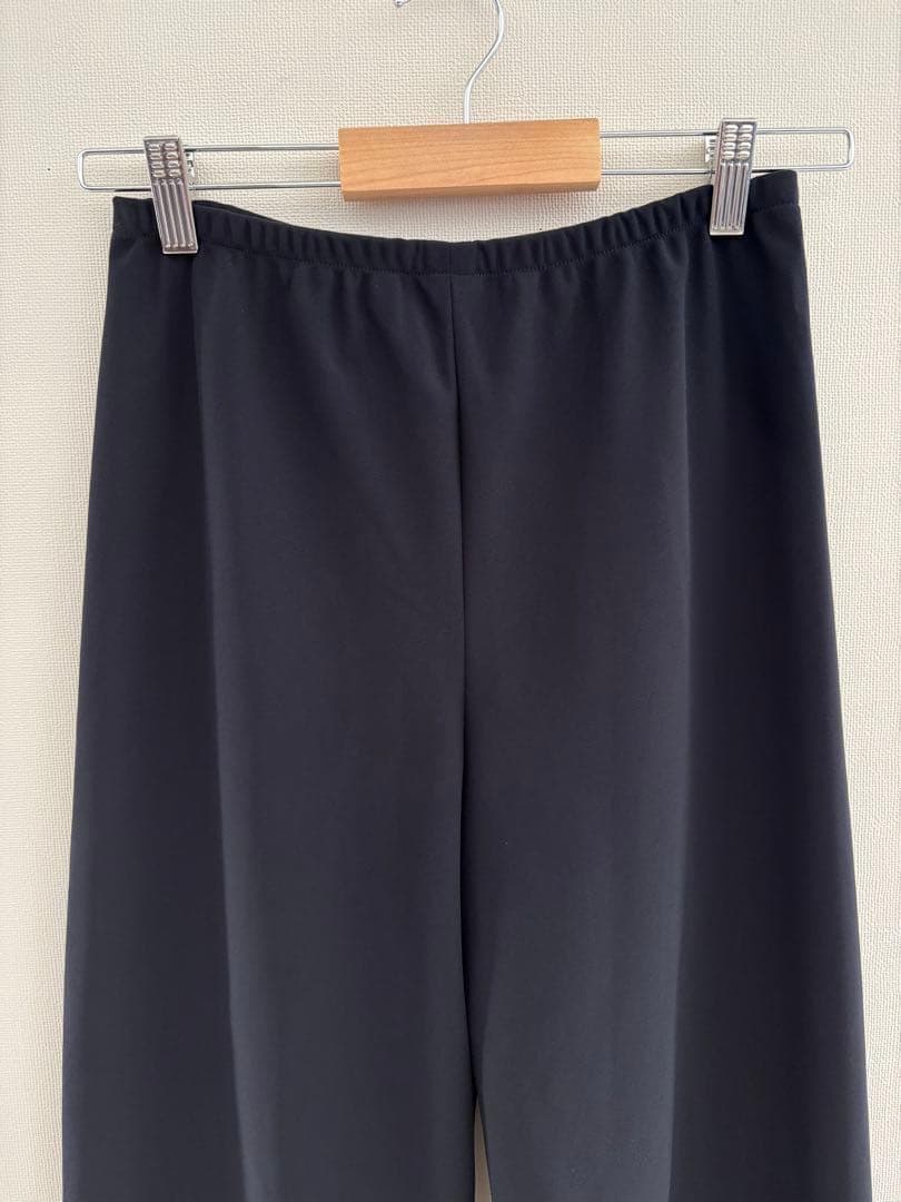 極美品　AP STUDIO　エラスティックパンツ　ネイビー　濃紺　34