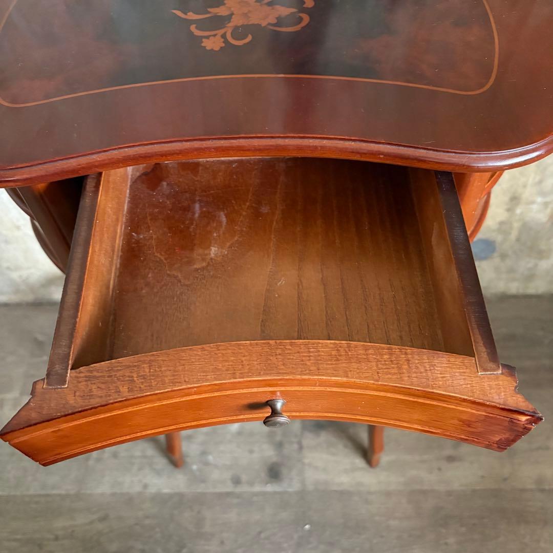 イタリア　猫脚コンソールテーブル　サイドテーブル　訳あり