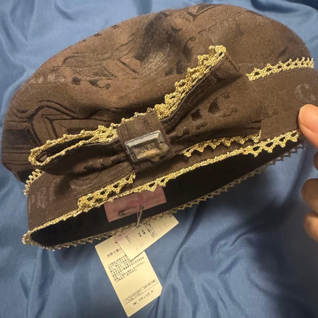 即購入最優先アンジェリックプリティmelty chocolate 帽子 A128