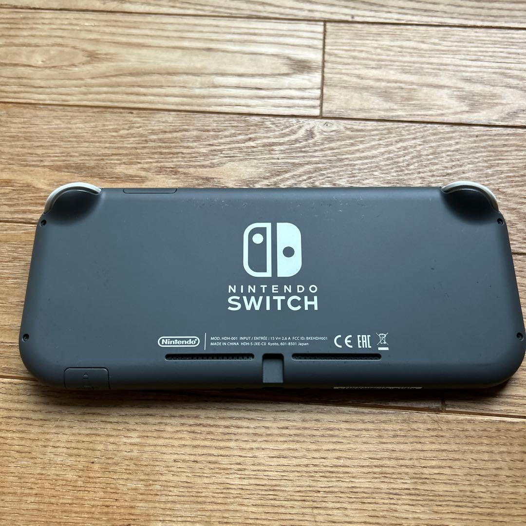 Nintendo Switch Lite グレー カバー、ケース付き
