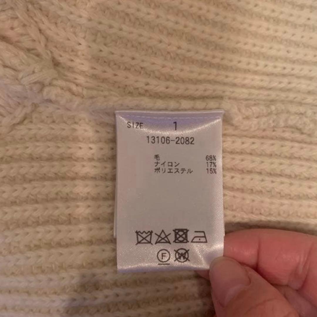 トップス CLANE ZIP COLLAR KNIT VEST 1