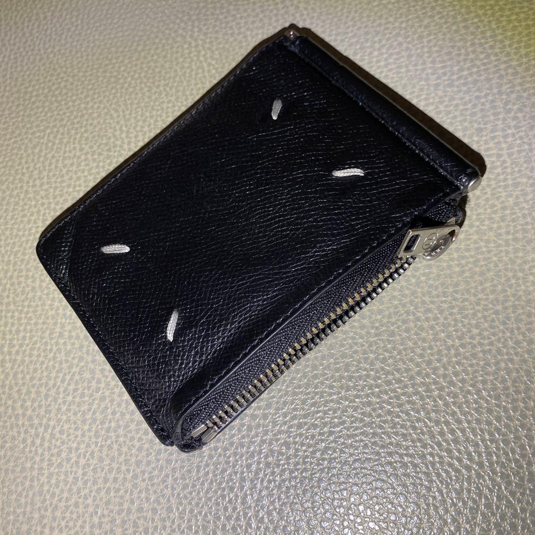 Maison Margiela メゾンマルジェラ マネークリップ シボ革 財布