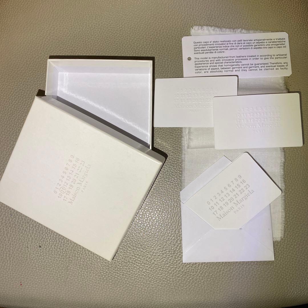 Maison Margiela メゾンマルジェラ マネークリップ シボ革 財布