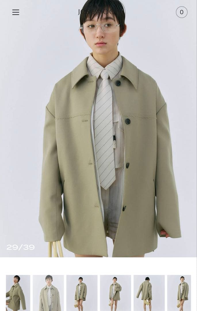 JOSEMOON DRY WOOL JACKET ベージュF 定価35200円
