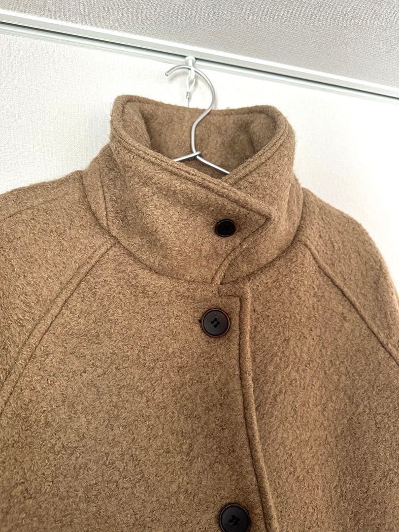 OHOTORO スタンドネック2way ロングコート