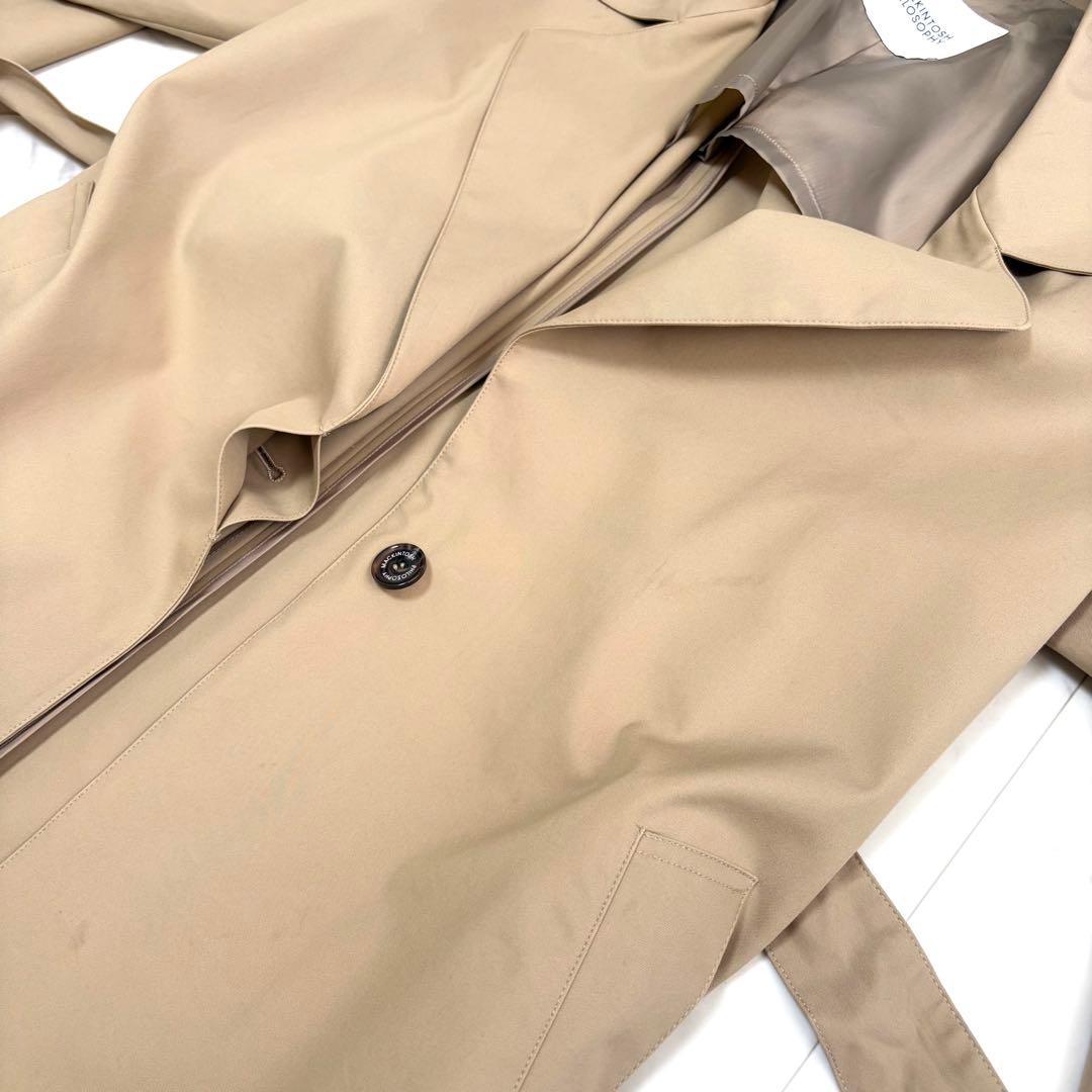 美品 マッキントッシュフィロソフィー エイドリー トレンチコート ベージュ M