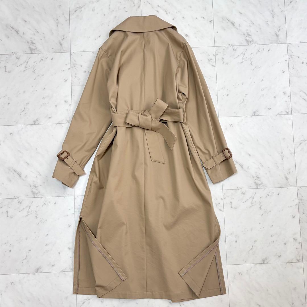 美品 マッキントッシュフィロソフィー エイドリー トレンチコート ベージュ M