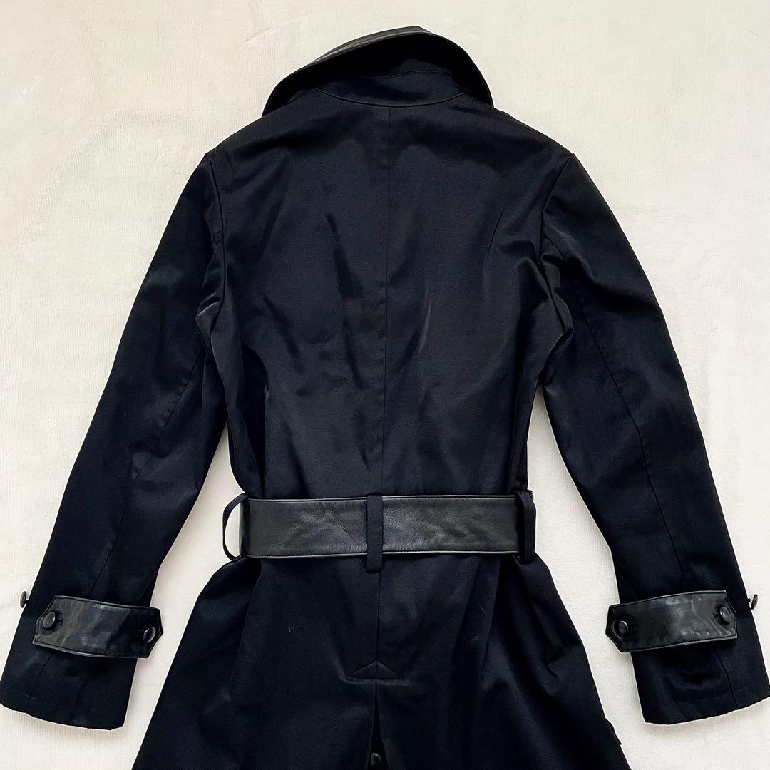 美品 YOHJI YAMAMOTO + NOIR ブラックトレンチコート 2