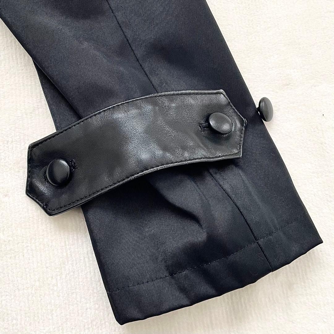 美品 YOHJI YAMAMOTO + NOIR ブラックトレンチコート 2