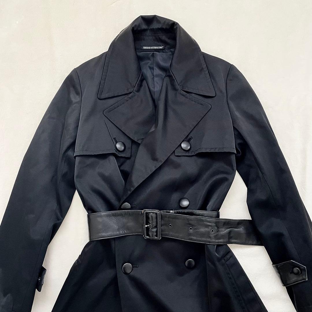 美品 YOHJI YAMAMOTO + NOIR ブラックトレンチコート 2