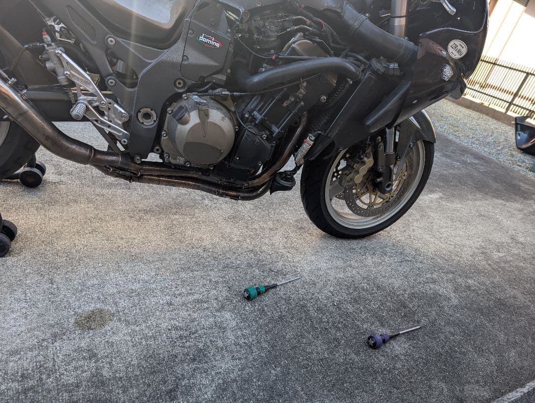 ZX-12R用 社外マフラーMAVERICKエキゾーストパイプ