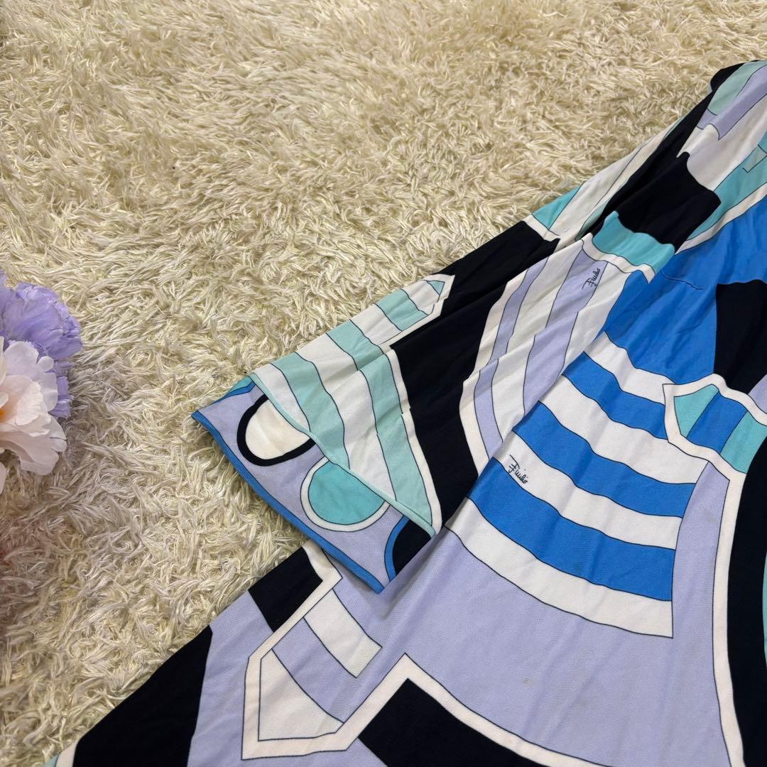 エミリオプッチ　プッチ柄　イタリア製　レーヨン　膝丈　ワンピース　I38