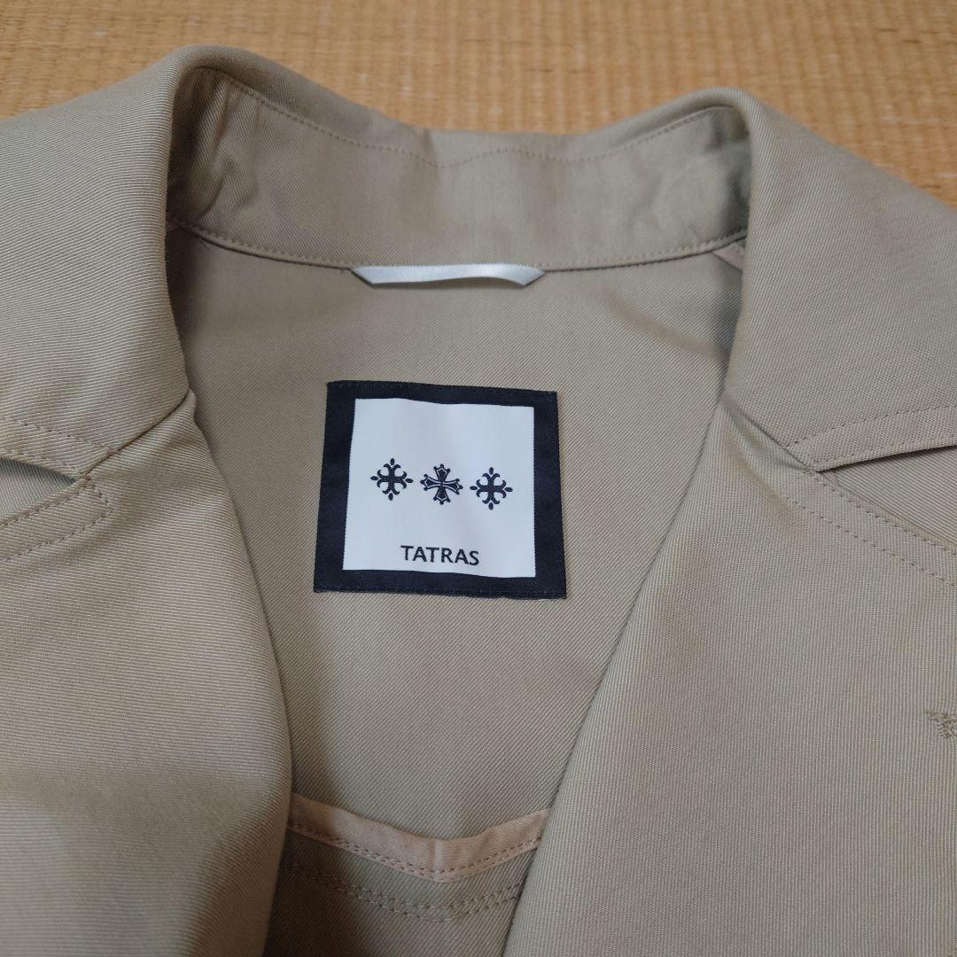 【美品】TATRUS タトラス　ハーフトレンチコート　M