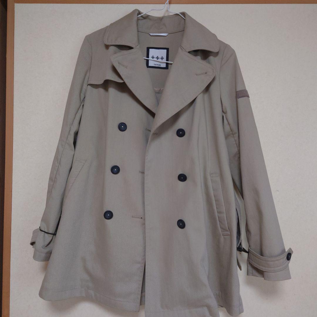 【美品】TATRUS タトラス　ハーフトレンチコート　M