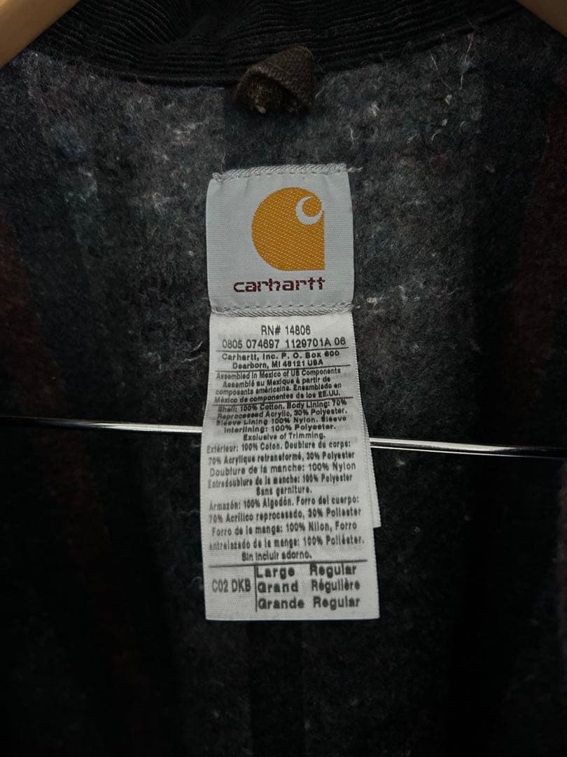 Carhartt ミシガンチョアコート　ダークブラウン 　OVY