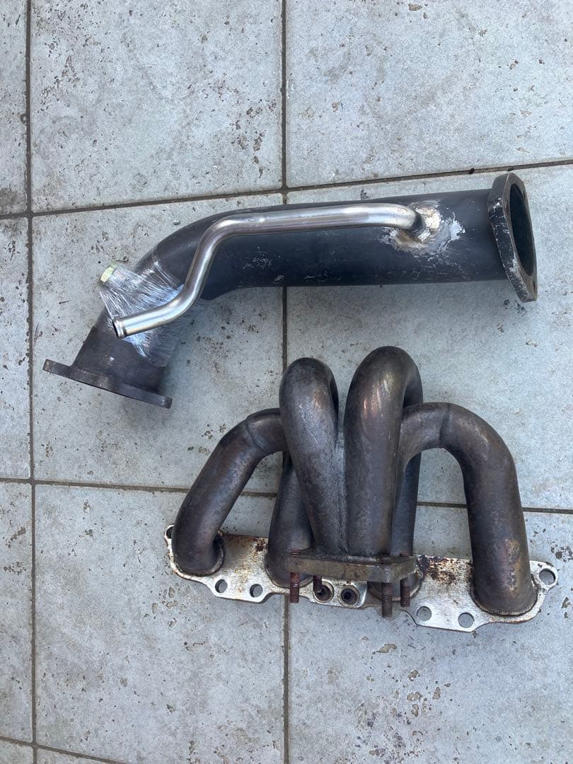 SR20DET シルビア 純正タービンサイズ(T25)上置き化 エキマニ等