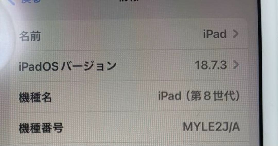 【ホームボタンあり】iPad 第8世代 Wi-Fi 128GB