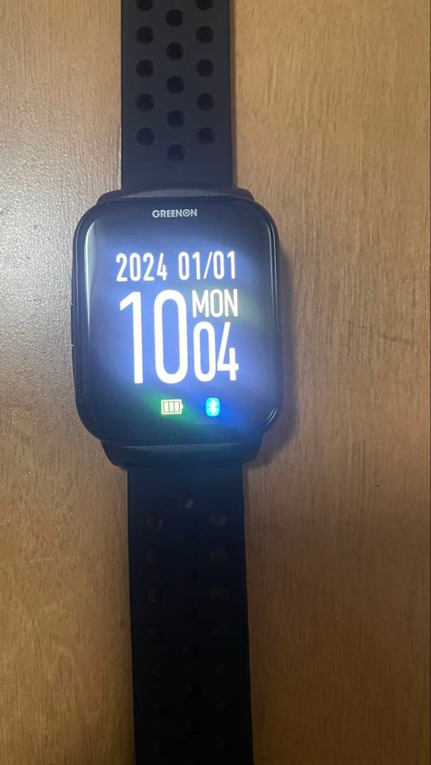 GREENON GPSウォッチ GS501 ブラック 充電ケーブル付き