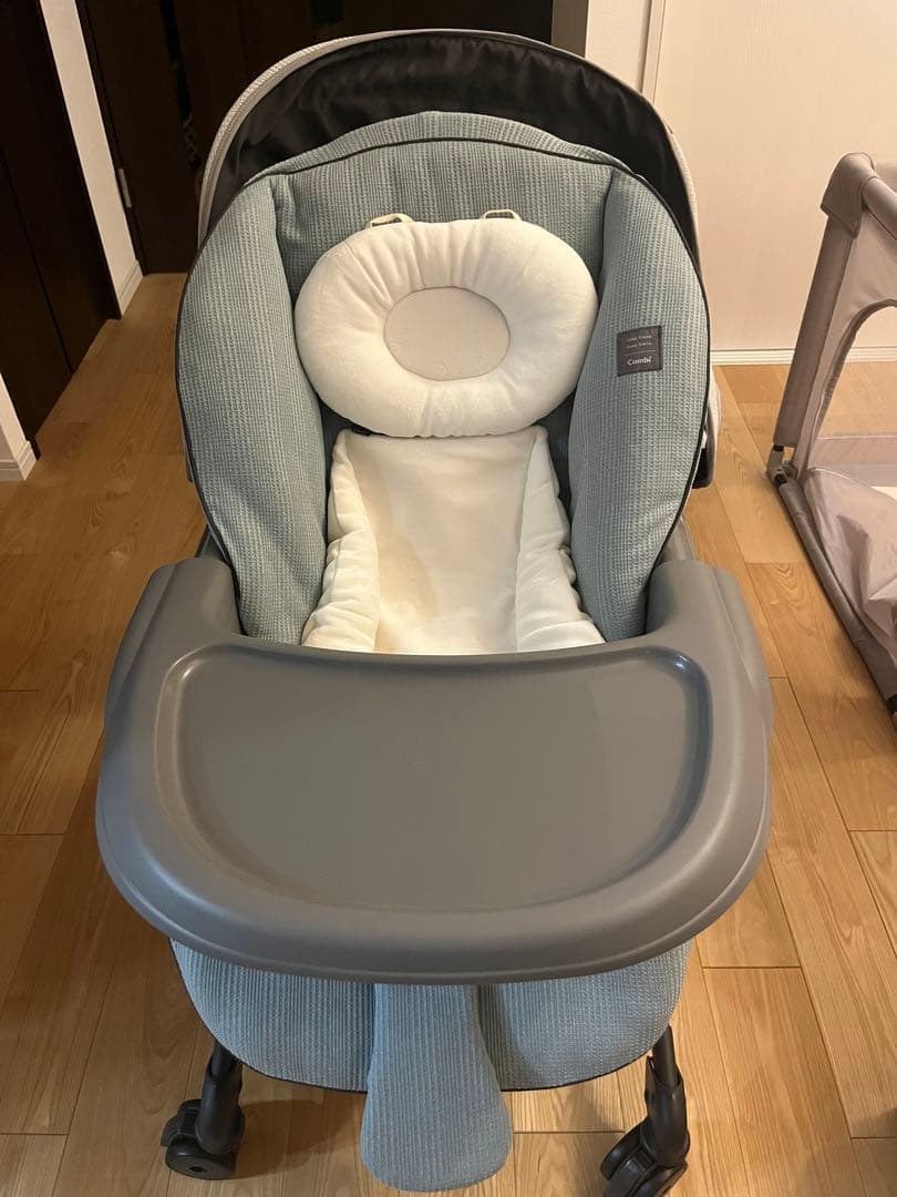 コンビ ネムリラ AUTO SWING BEDi Long ミンティーブルー