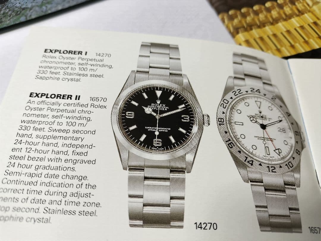 ロレックス エクスプローラーI 14270　最終2000年箱付属品セット