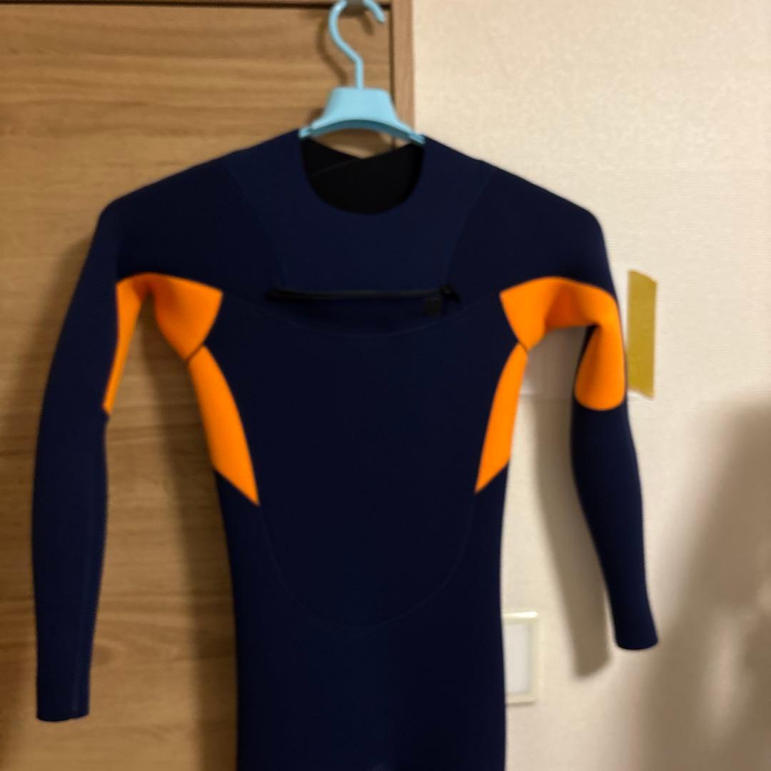 ネイビー・オレンジ フルスーツ ウェットスーツ