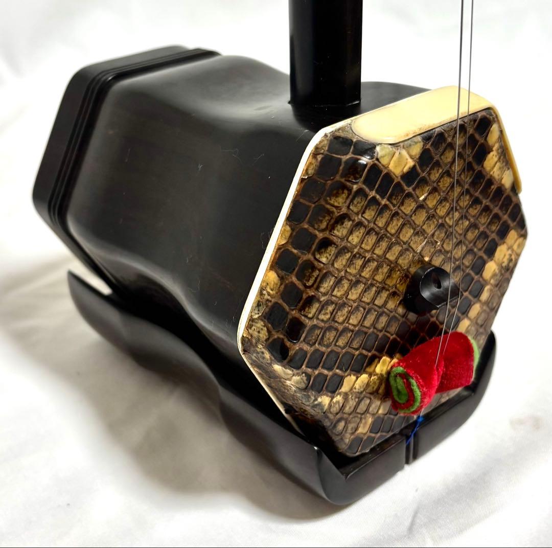 【本皮製】二胡 弓/ケースセット