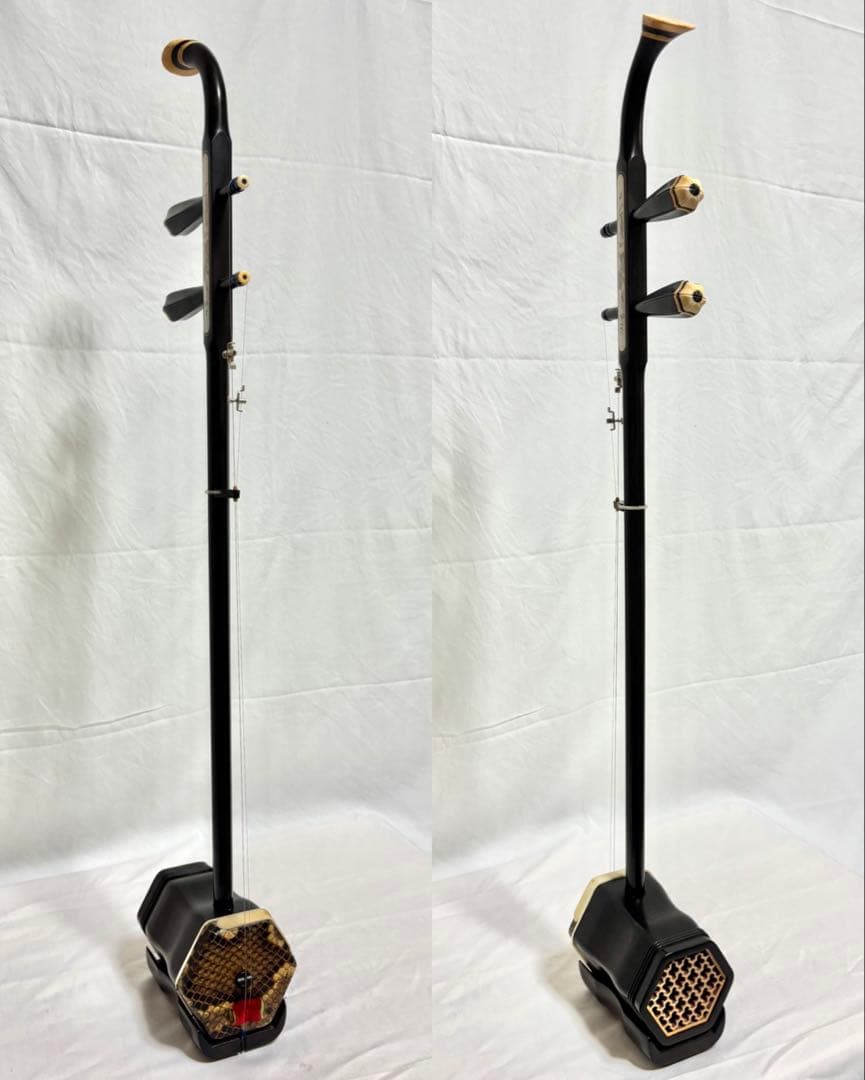 【本皮製】二胡 弓/ケースセット