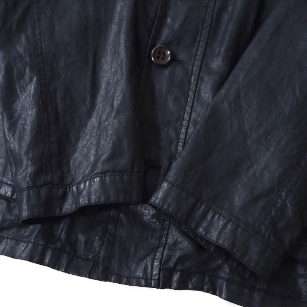 ジョルジオアルマーニ ガーメントダイ ジャケット 50 ダークネイビー