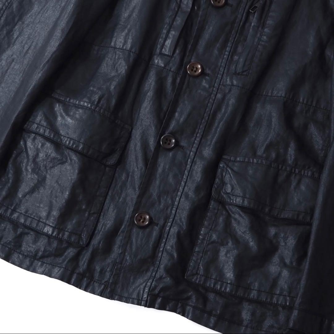 ジョルジオアルマーニ ガーメントダイ ジャケット 50 ダークネイビー