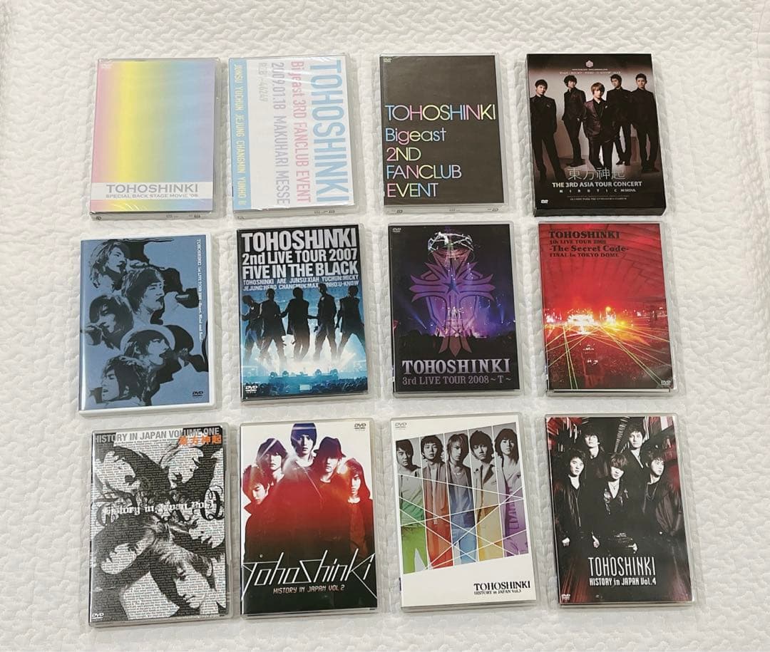 東方神起　5人時代　live fanclub DVD 12枚　セット　まとめ