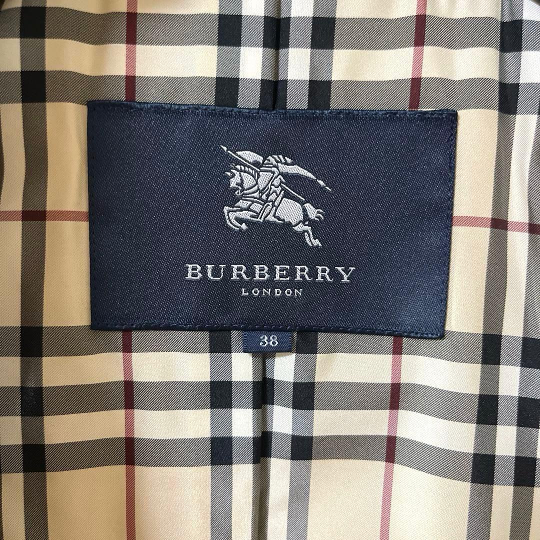 BURBERRY バーバリーロンドン 中綿ダウンベスト ノバチェック 38 美品