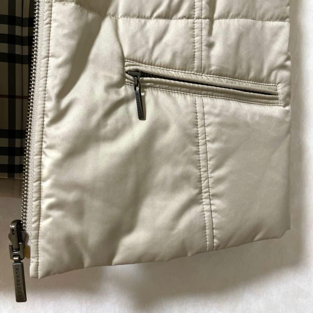 BURBERRY バーバリーロンドン 中綿ダウンベスト ノバチェック 38 美品