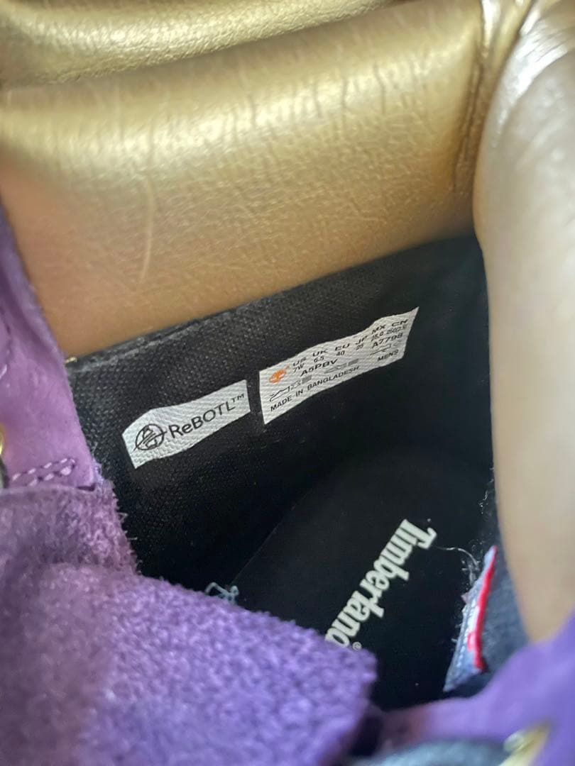 ティンバーランド ヒップホップ50周年記念モデル　パープル