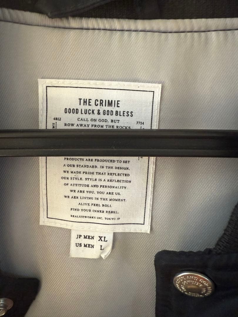 THE CRIMIE ブラックスタジャン XL