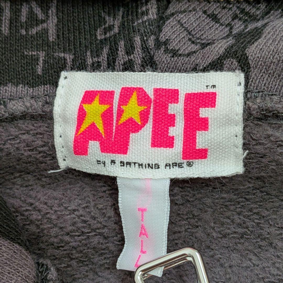 A BATHING APE　ダブルジップパーカー　レディース　エイプ　BAPE