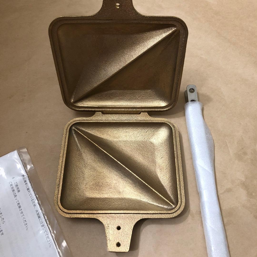 未使用　桂紀章　銅合金ホットサンドメーカー