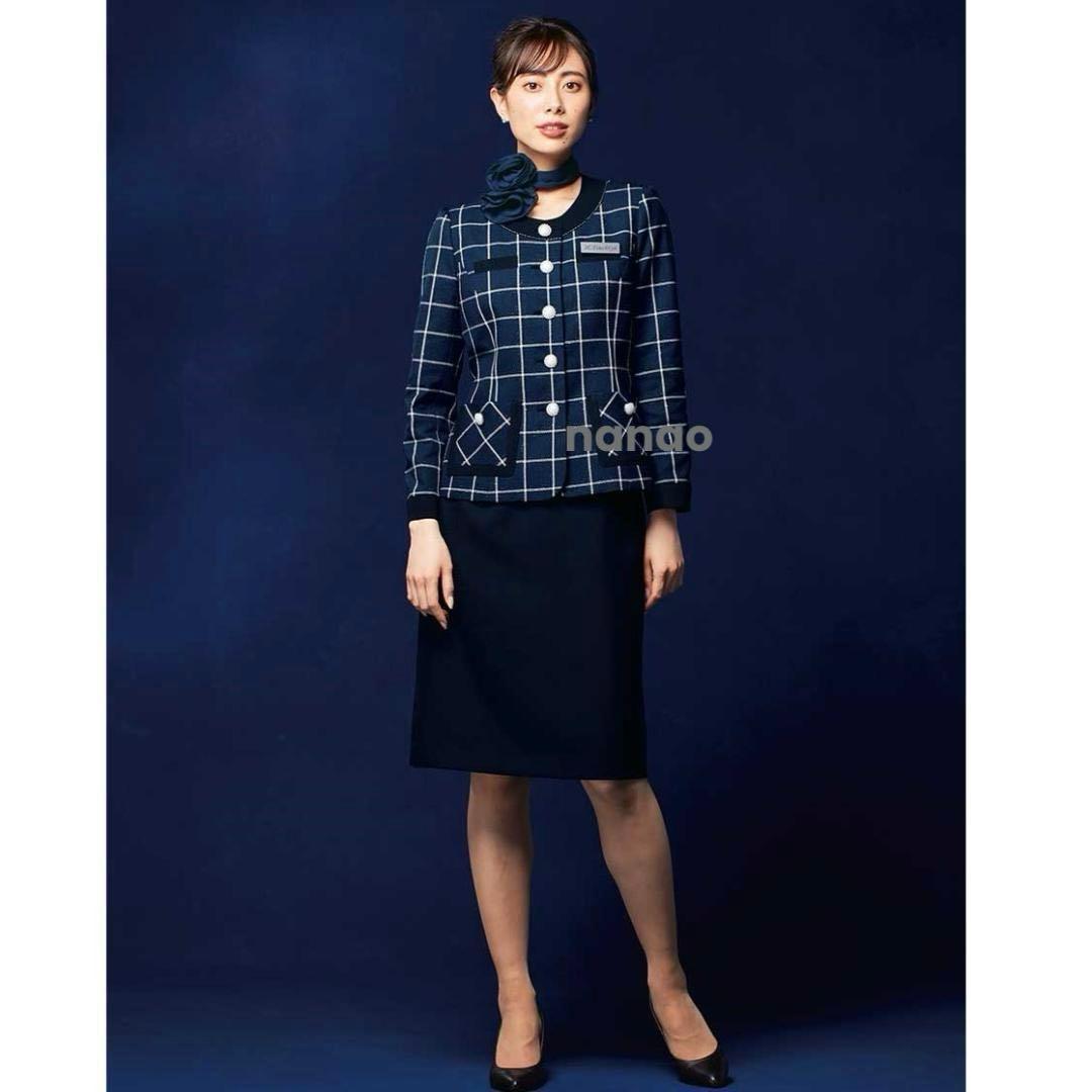 【新品未使用品】アンジョア 事務服 11号 ジャケット スカート マトラッセ