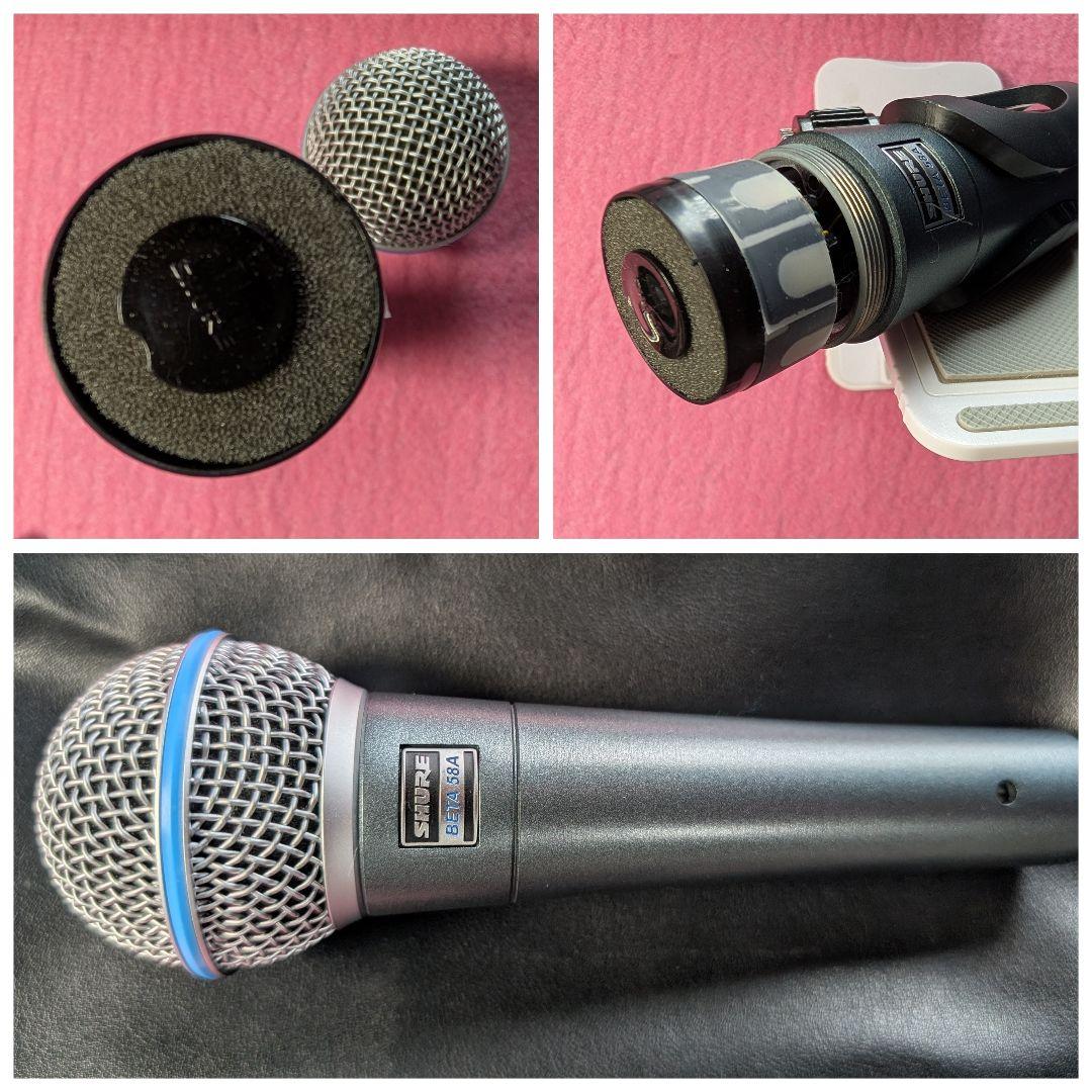 SHURE ダイナミックマイク セット&DS7425三脚卓上スタンド