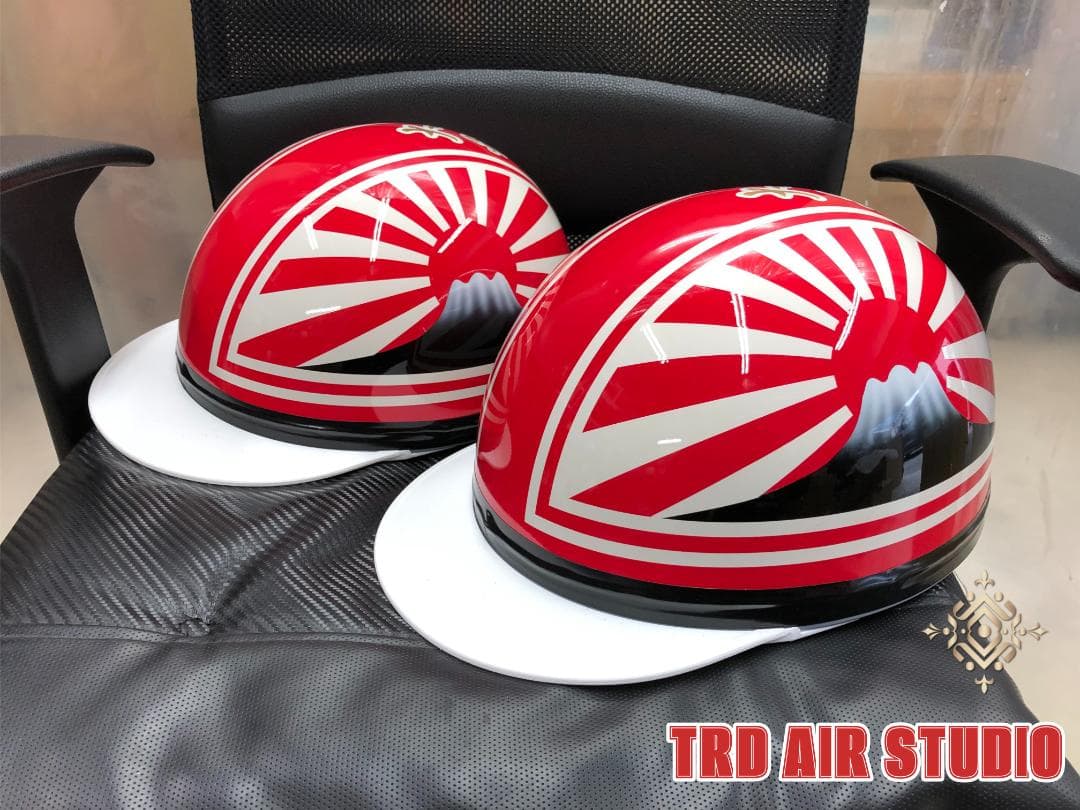 コルク半　カスタム　富士日章　三つボタン　赤白　文字あり　セット　高級クリヤ