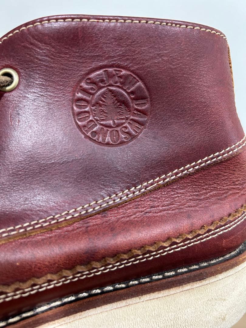 「定価2.5万円」J&W DAWSON 8639 モカシンブーツ　ダークブラウン