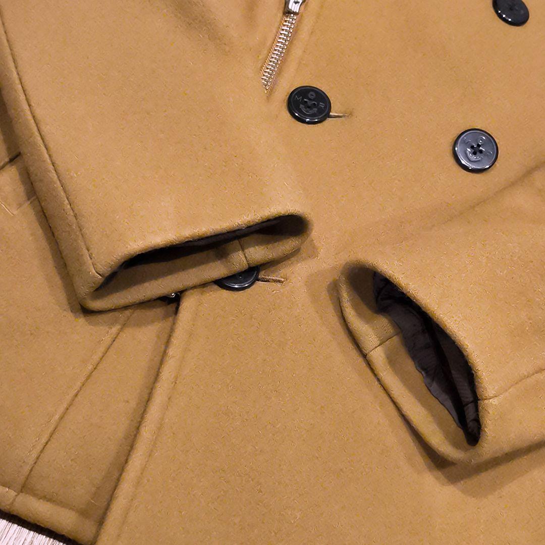 美品✨️希少ゆったりサイズ❗️　ミスタージェントルマン　襟ムートン　Pコート