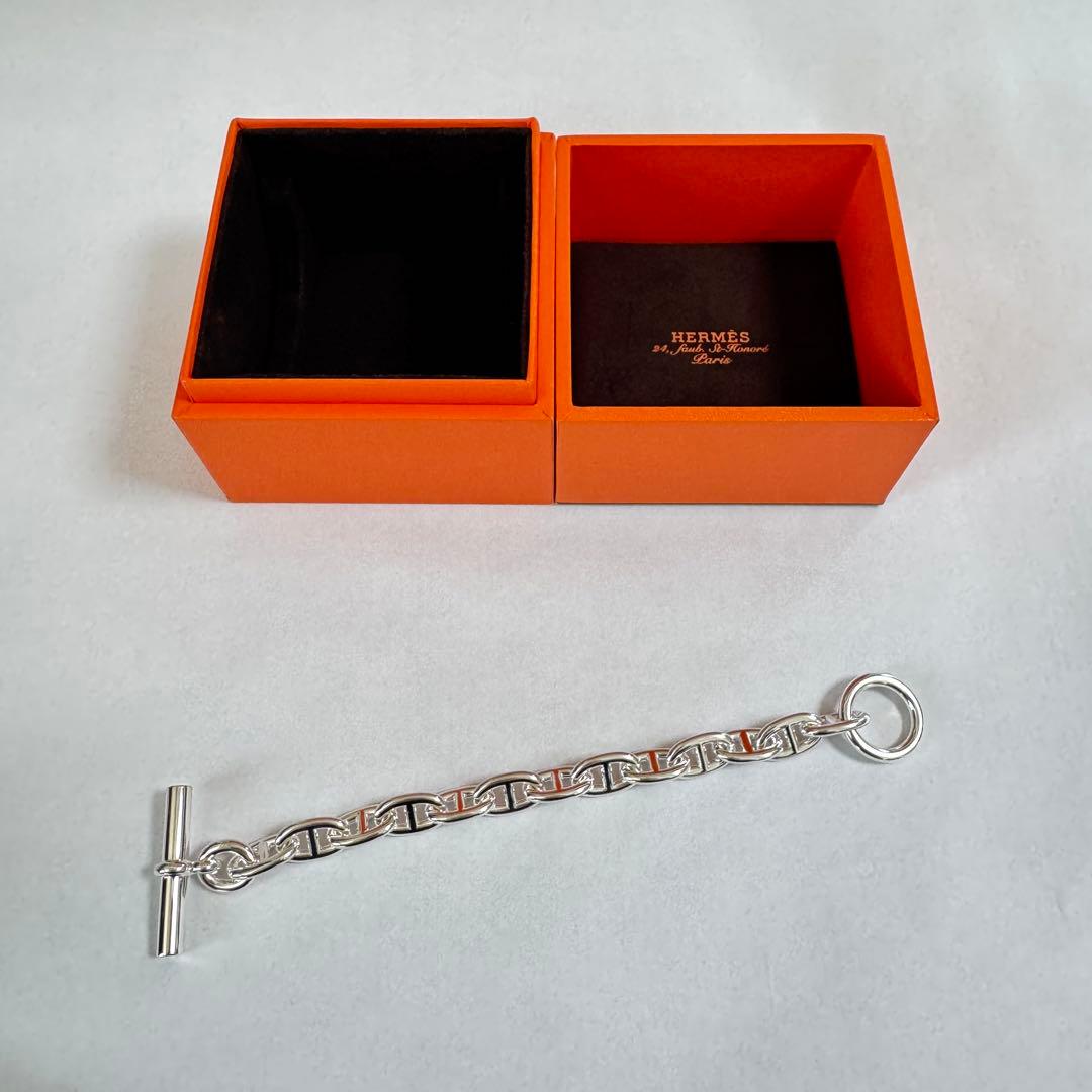 【新品未使用】 MM 13 コマ エルメス シェーヌダンクル ブレスレット