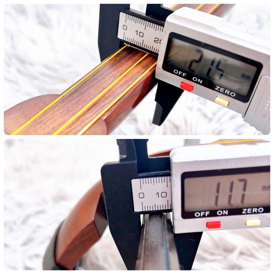 【希少】長唄三味線　細棹　花梨　正寸　丸打胴　本皮　 三つ折れ　皮やぶれなし