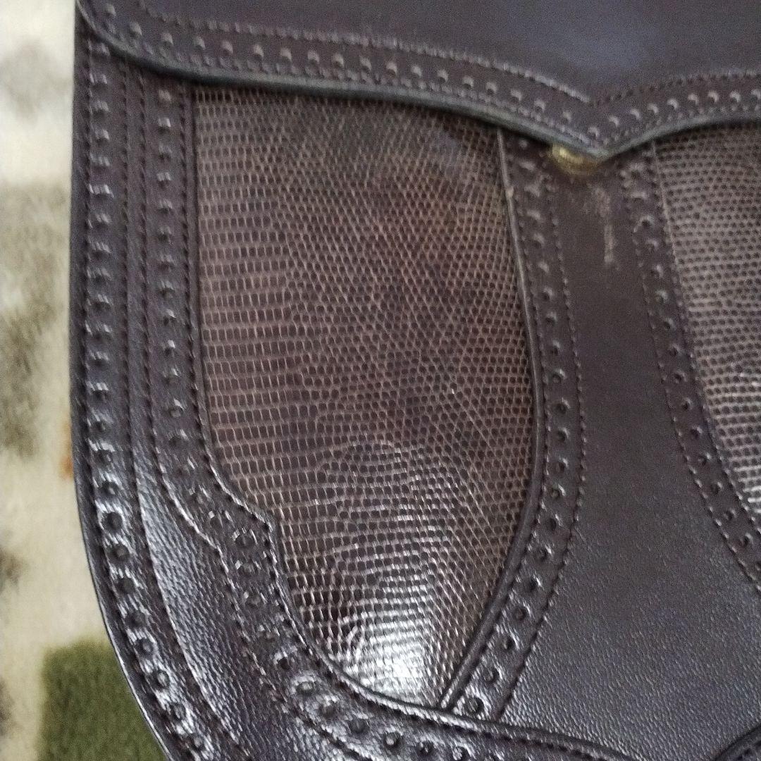 Yves Saint Laurent ダークブラウン ショルダーバッグ