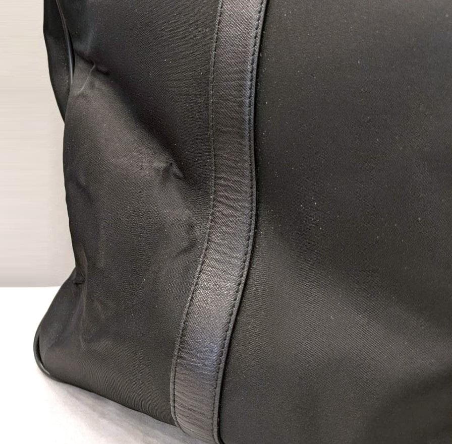 PRADA プラダ ボストンバッグ ナイロンｘレザー ブラック