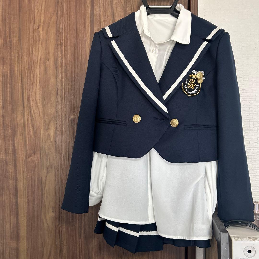 ネイビー セーラー襟 フォーマルジャケット　卒服　3点セット　お値下げしました！