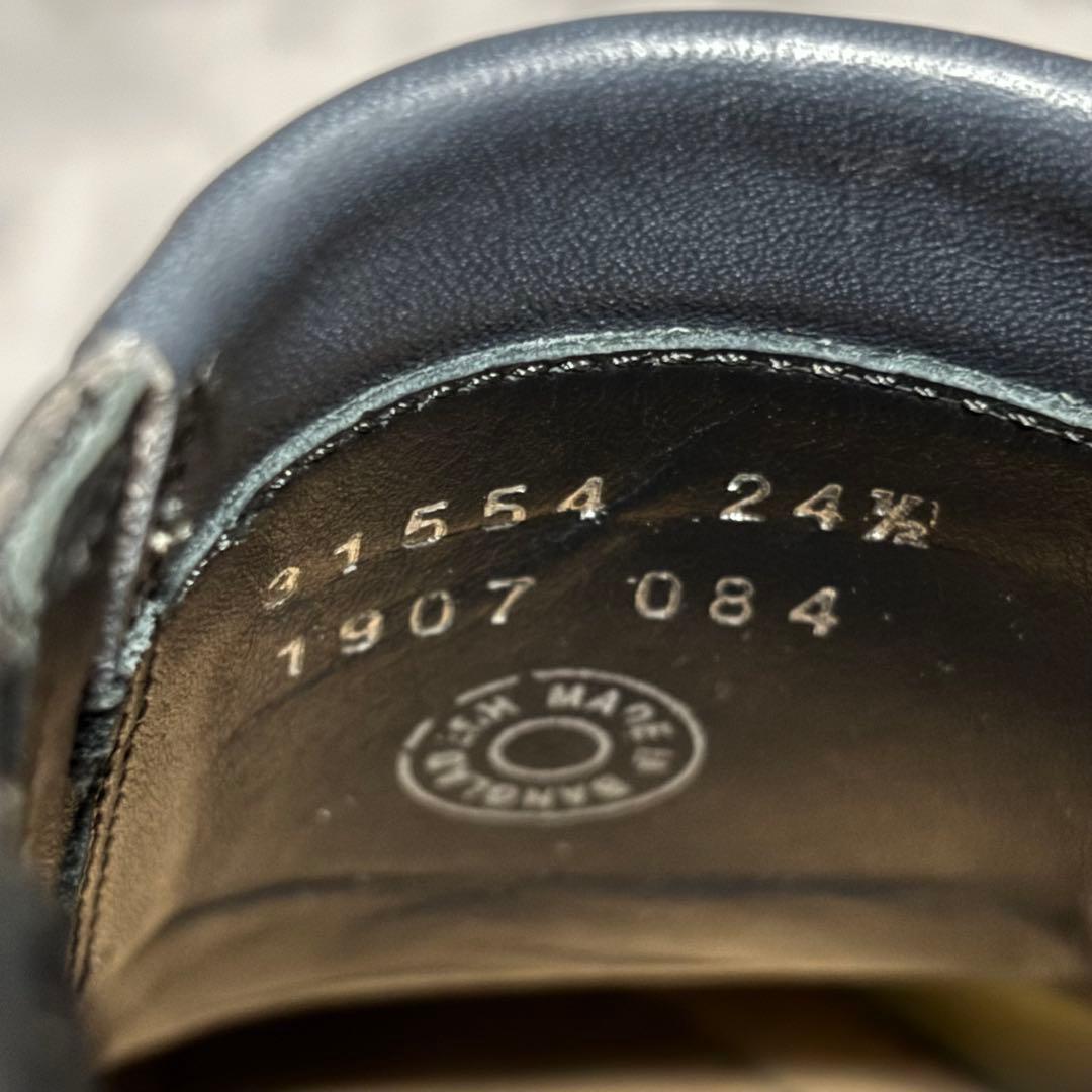 新品　キャサリンハムネットロンドン　ドレスシューズ　ネイビー　スワール　2286