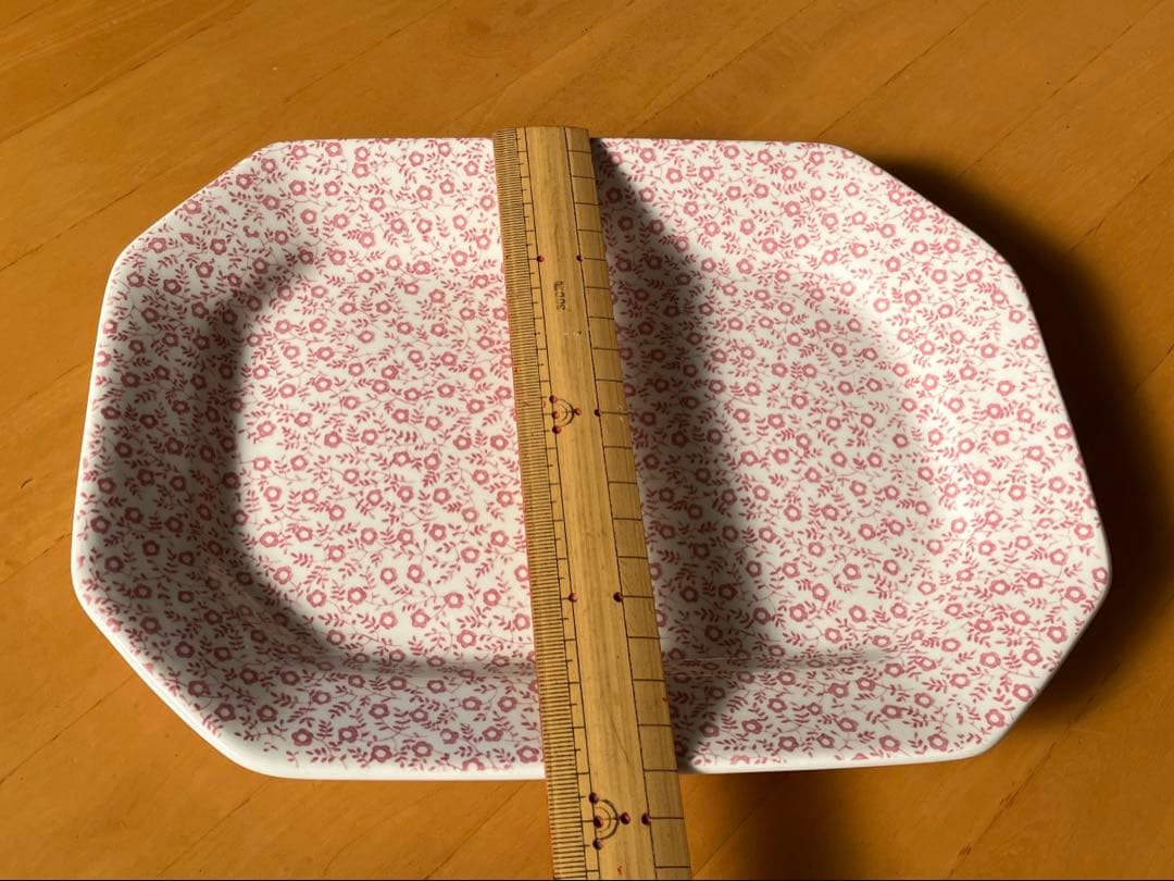 バーレイ　ピンクフェリシティ　スクエアプレート バレンタインやひな祭りに